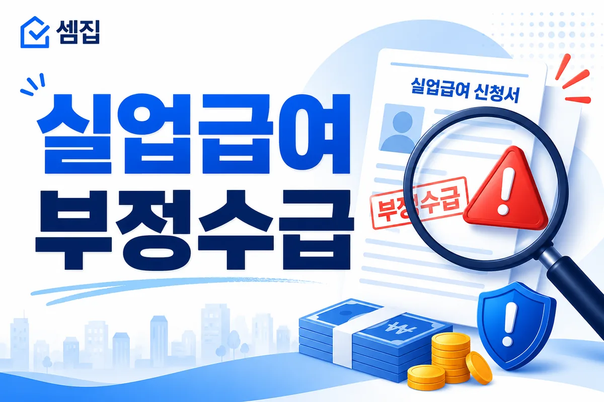 실업급여 부정수급 기준과 처벌 (반환·추가징수·형사처벌)