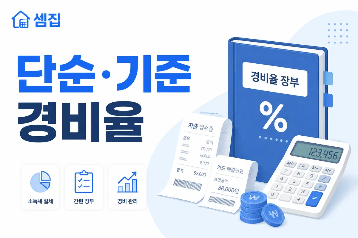 단순경비율과 기준경비율 — 추계신고 경비 처리
