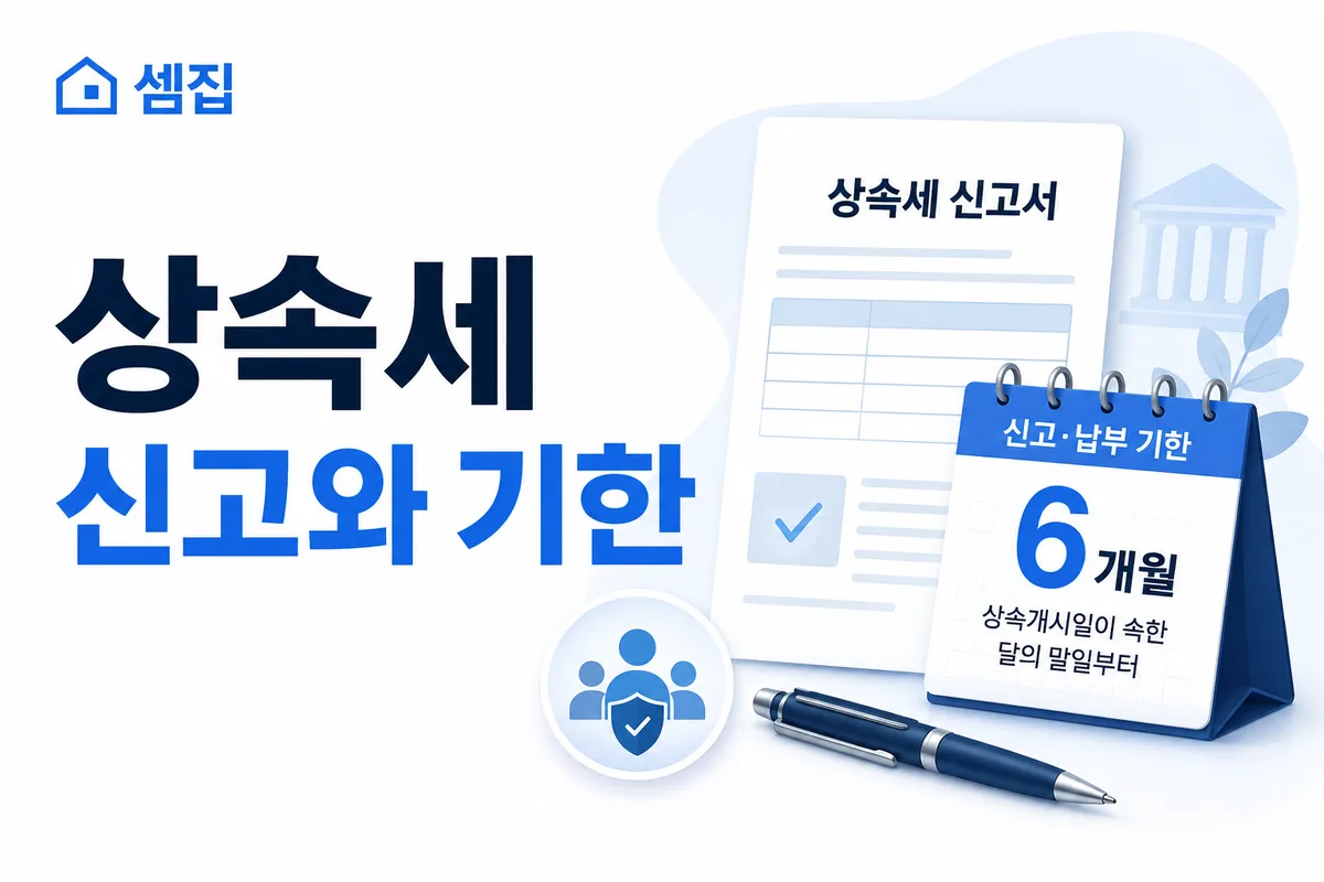 상속세 신고 기한과 방법 (6개월·분할납부)