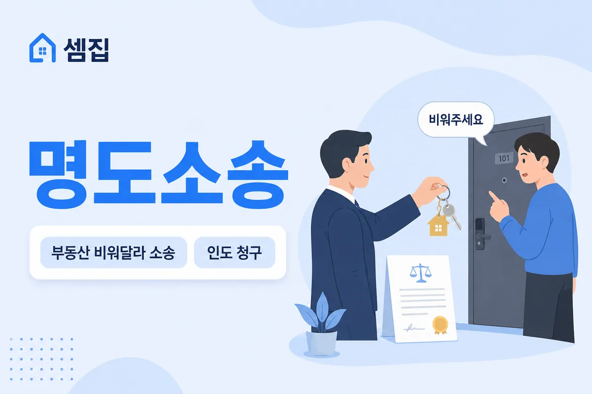 명도소송 뜻 — 부동산을 비워 달라는 소송