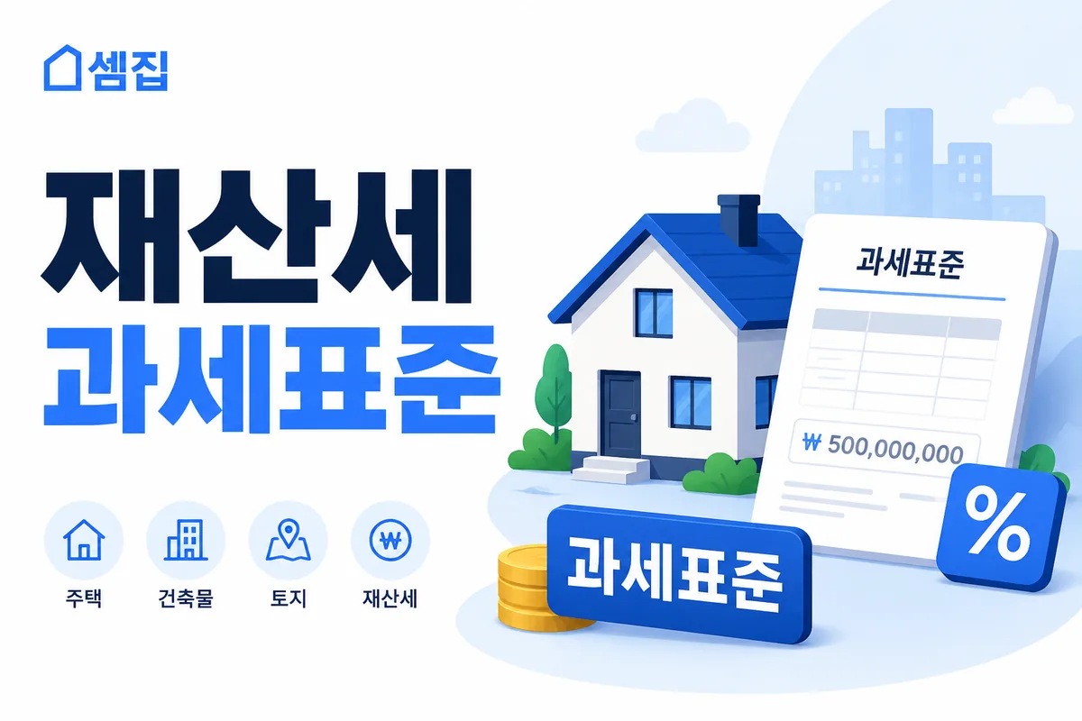 재산세 과세표준 — 공시가격·공정시장가액비율