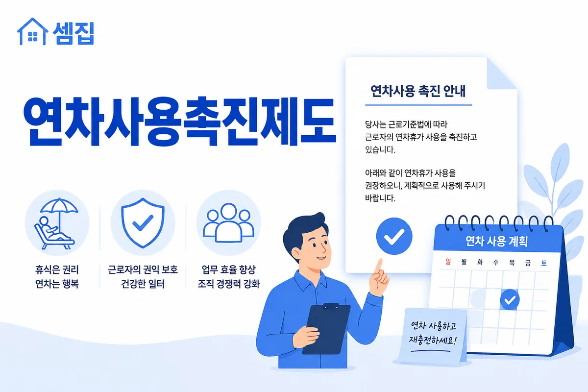 연차사용촉진제도 — 미사용 수당 의무 면제 요건