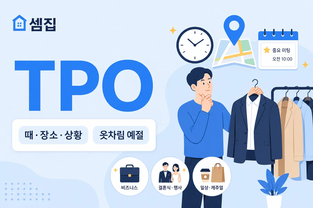 TPO 뜻 — 때·장소·상황에 맞추기